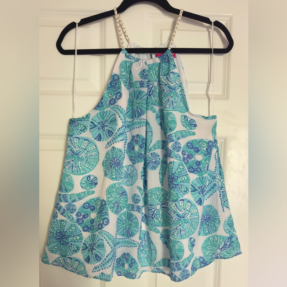 Lilly Pulitzer for Target Sea Urchin print halter top L